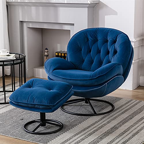 Blue//Accent Chair