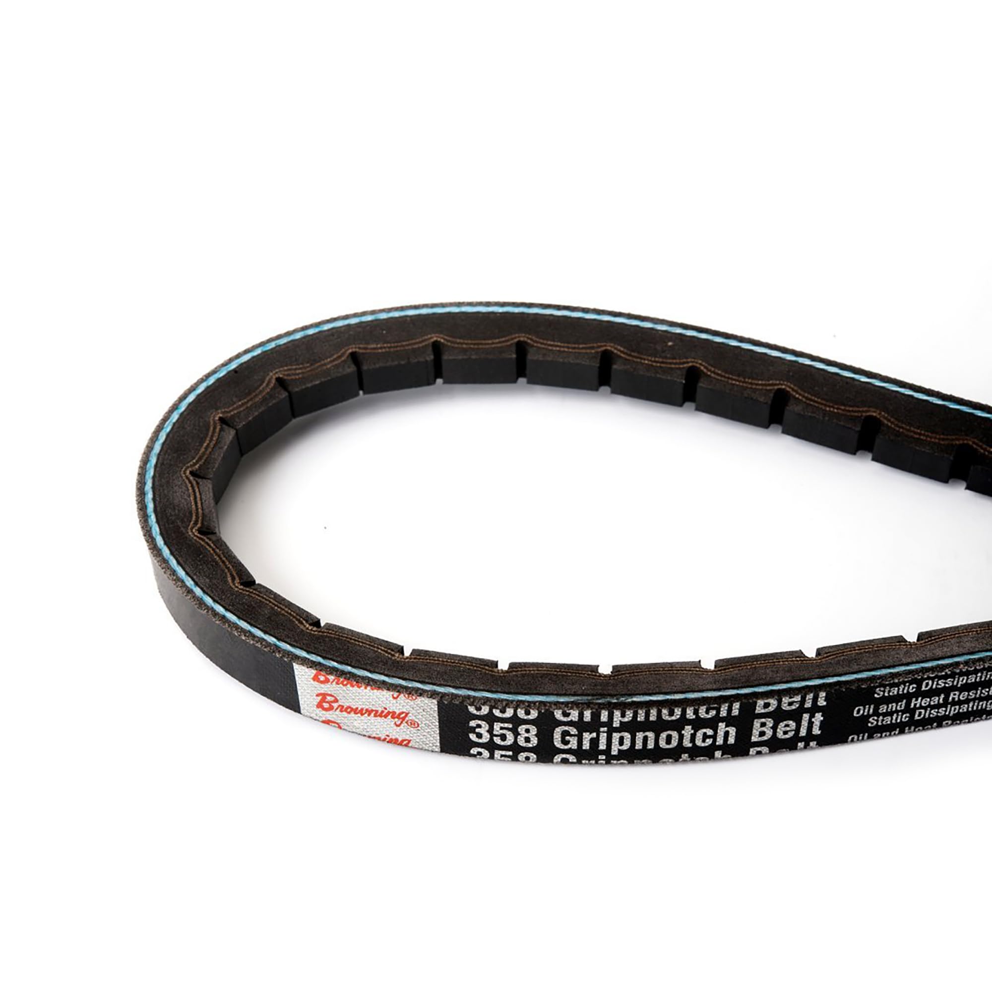 Browning 5VX1320 Gripnotch V-Belts - 5VX Belt Section, 358 Gripbelt - Premium Industrial Power Transmission Belts for Machinery, HVAC Systems & Agricultural Equipment