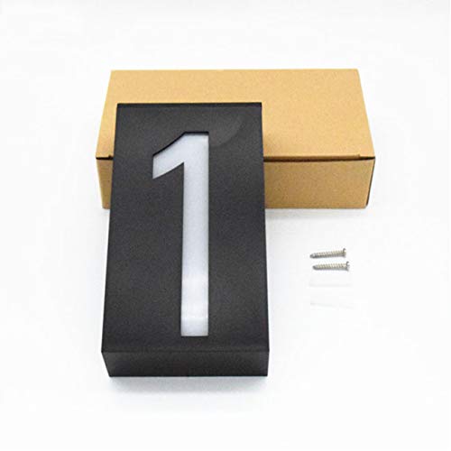 **Solar Powered LED House Numbers for Outdoor - Weatherproof Address Plaque for Garden, Yard, and Wall - Illuminated Digital Display for Home & Street Visibility (Perfect for Nighttime & Low-Light Areas)**    *(Use Cases: Enhances curb appeal, improves nighttime address visibility for deliveries/guests, ideal for homes, apartments, and businesses with outdoor numbering needs.)*