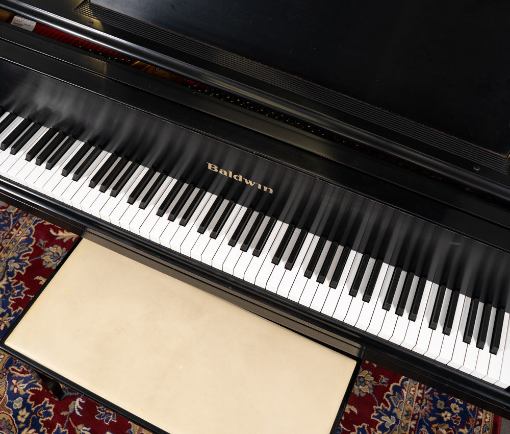 Baldwin 5'8 Model R Grand Piano in Satin Ebony Finish - Premium Upright Piano for Home, Studio & Concert Hall | Perfect for Professional Pianists & Music Lovers