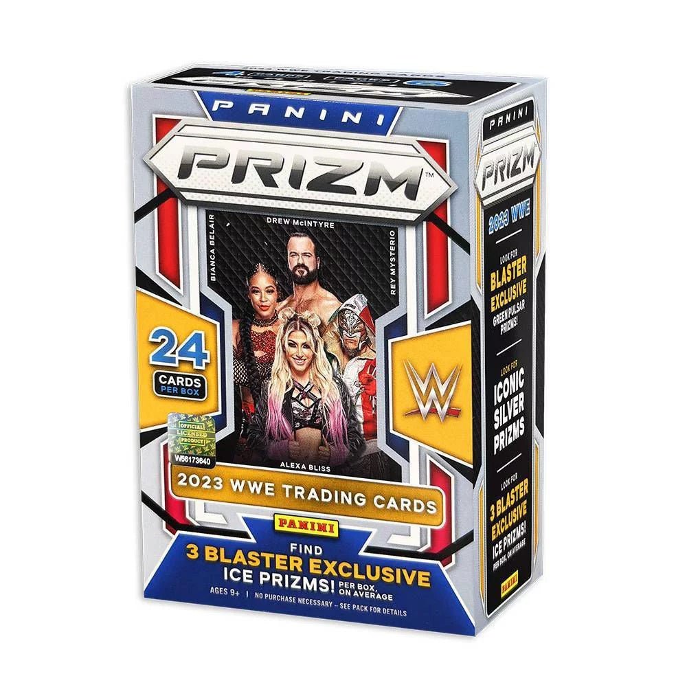 2023 Panini Prizm WWE Wrestling Blaster Box - Collectible Trading Cards for WWE Fans | Perfect for Collectors, Gifts & Fantasy Sports Enthusiasts