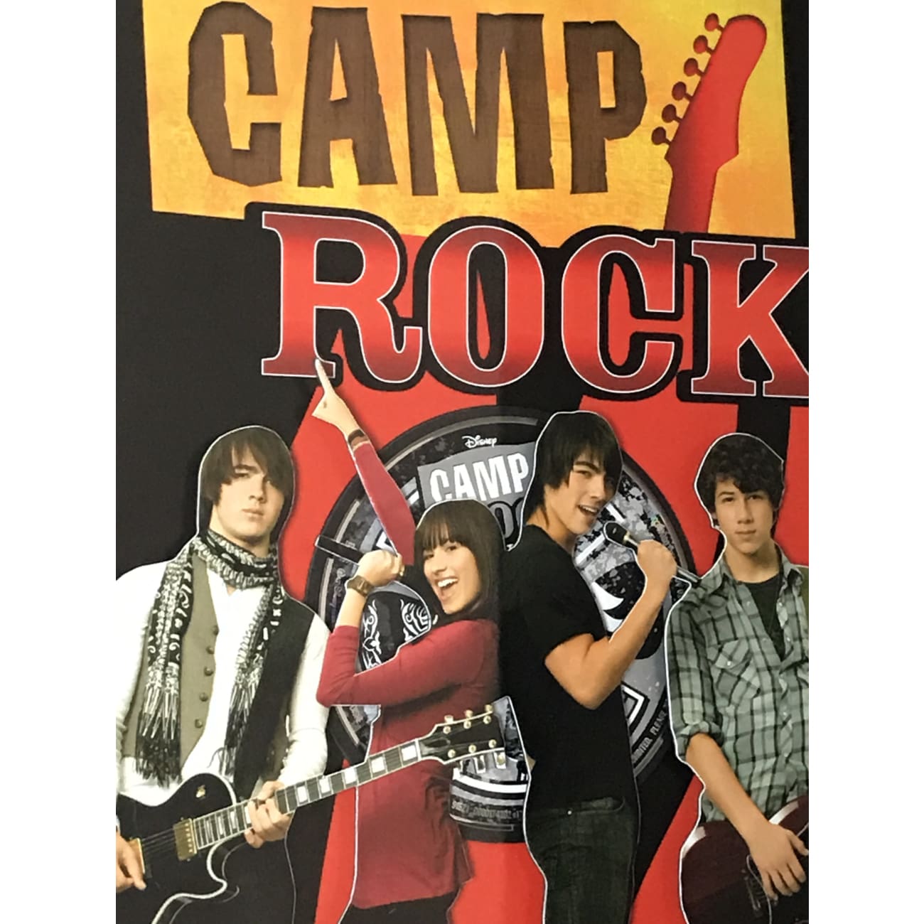 Disney 'Camp Rock' Demi Lovato & Jonas Brothers RIAA Platinum Album Award - Perfect for Music Collectors, Disney Fans & Award Display