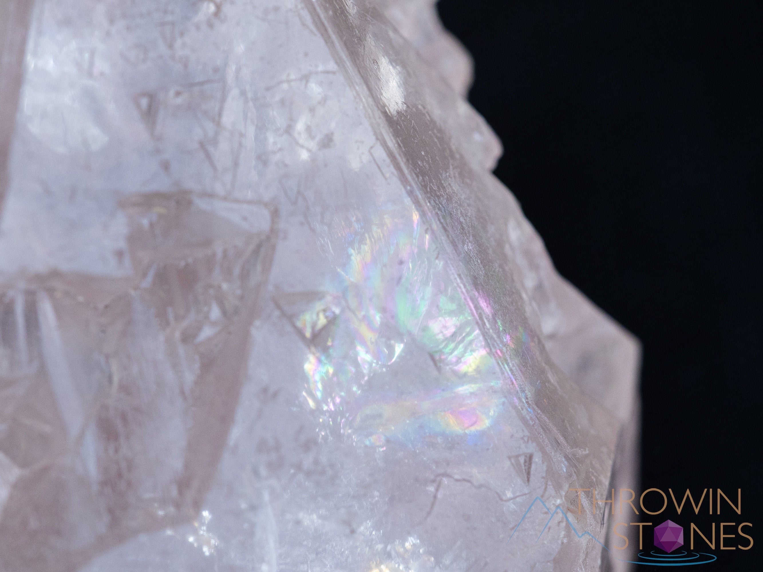 NIRVANA QUARTZ Etched Ice Himalayan Quartz Raw Crystal - Natural Healing Stone for Home Decor, Housewarming Gift, Meditation & Spiritual Use