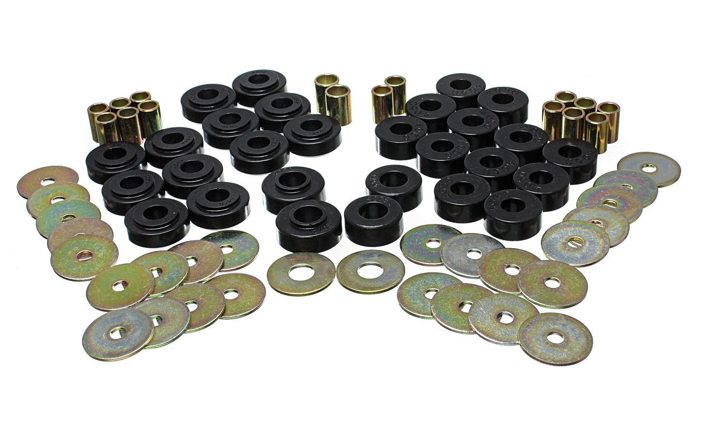 Energy Suspension 3.4127G Body Mount Set for GM Trucks & SUVs - Durable Rubber Replacement Bushings for Smooth Ride & Vibration Reduction - Perfect for Off-Roading, Towing & Daily Driving
