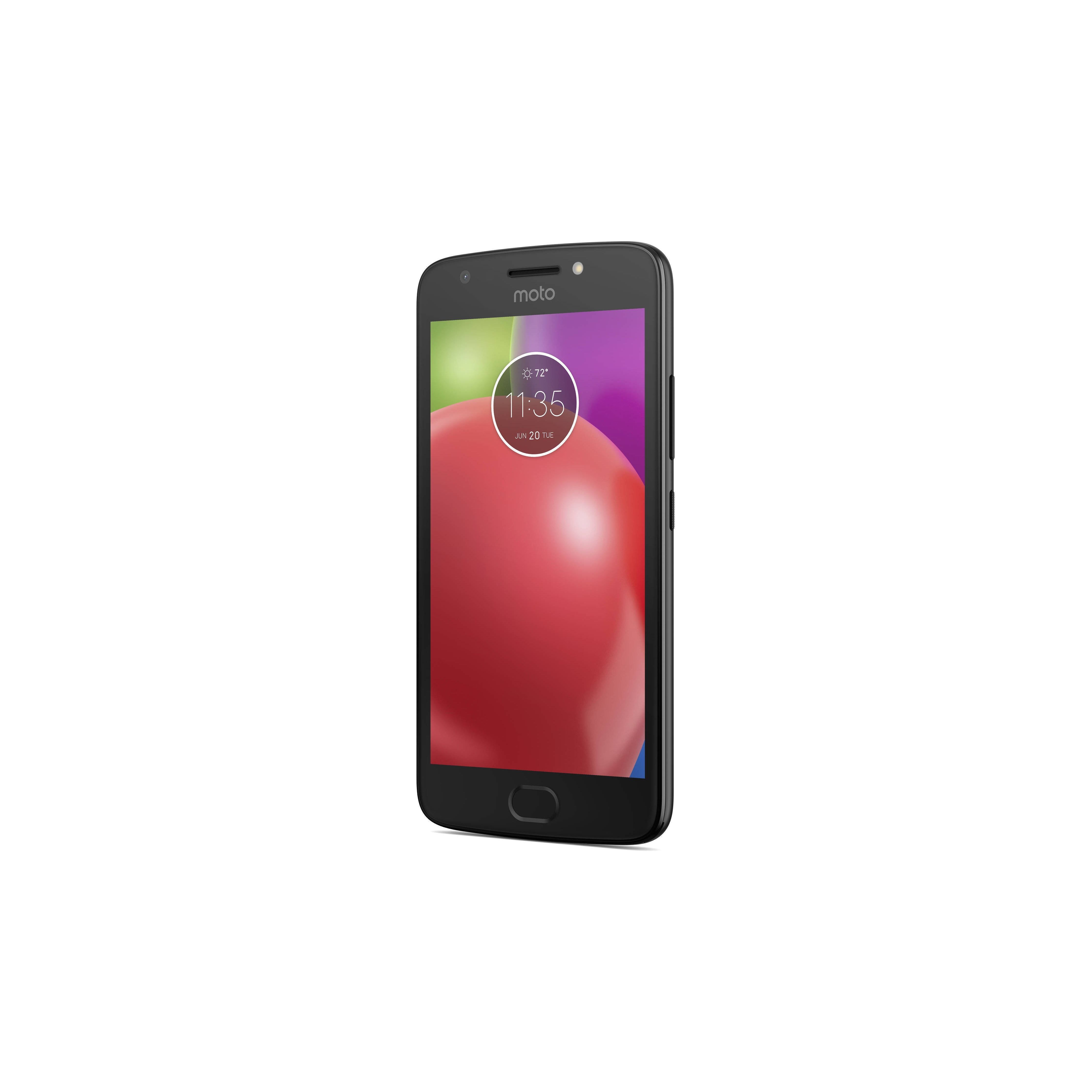 Motorola Moto E4 16GB Unlocked Smartphone - Verizon CDMA Compatible, Licorice Black - Perfect for Business, Travel & Everyday Use