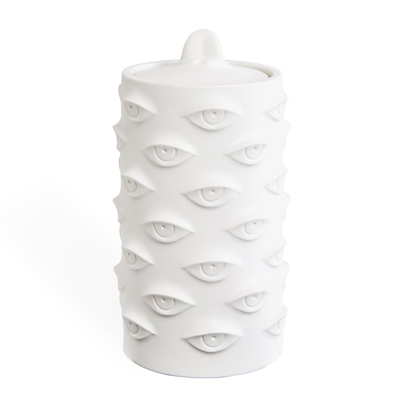 Muse Eyes Ceramic Cookie Jar with Lid - Airtight Storage for Cookies, Snacks & Kitchen Essentials - Perfect for Home, Office & Gift Giving