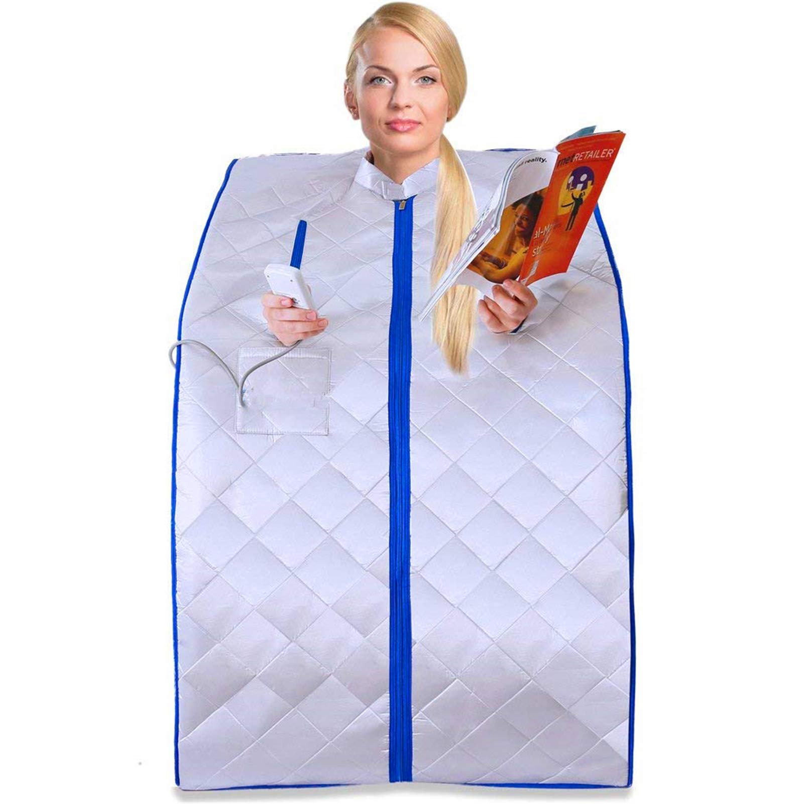 Portable Sauna Tent for Home Use - Personal Full Body Steam Spa with Remote Control | Detox, Weight Loss & Relaxation | Perfect for Home Gym, Yoga & Wellness Retreats