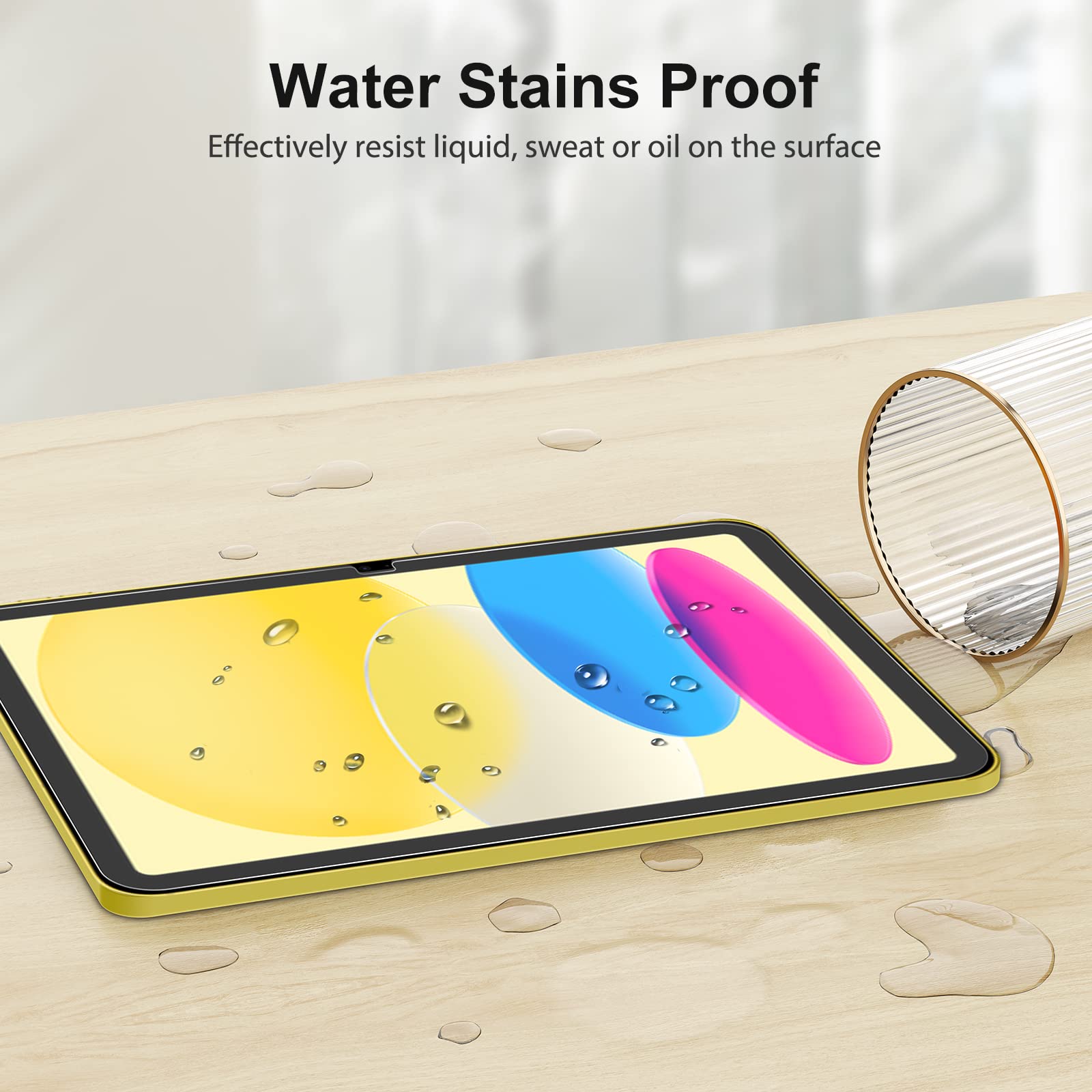 SPARIN 3 Pack Tempered Glass Screen Protector for iPad 11th Gen 11-inch & 10th Gen 10.9-inch (2025/2022 Model) - Anti-Scratch, HD Clear, Bubble-Free Installation - Perfect for Work, Study & Entertainment Protection