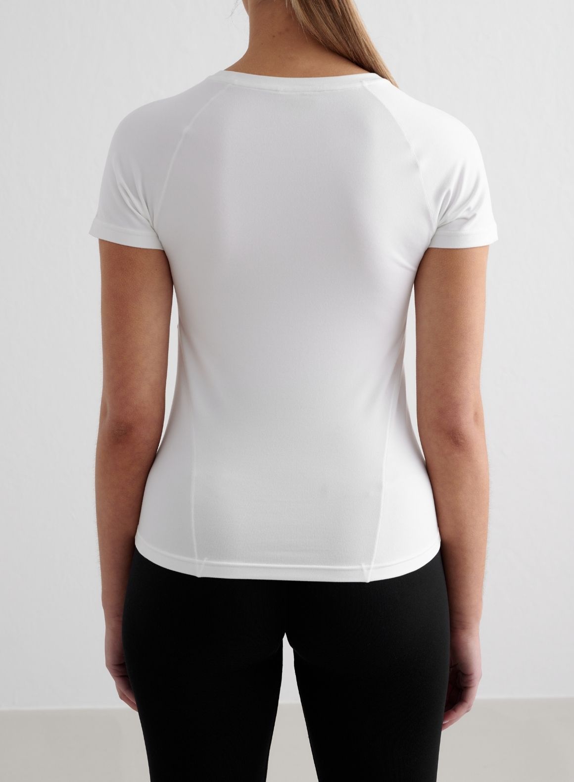 Soft White Basic Short Sleeve T-Shirt for Women - Comfortable Cotton Casual Top for Everyday Wear, Summer Outfits & Layering