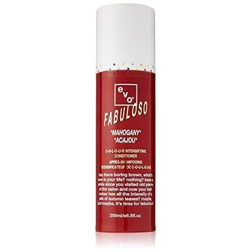 Evo Fabuloso Mahogany Color Intensifying Conditioner 8.5 oz - Deep Hydrating Hair Treatment for Brunettes & Redheads - Perfect for Color-Treated & Dry Hair at Home or Salon