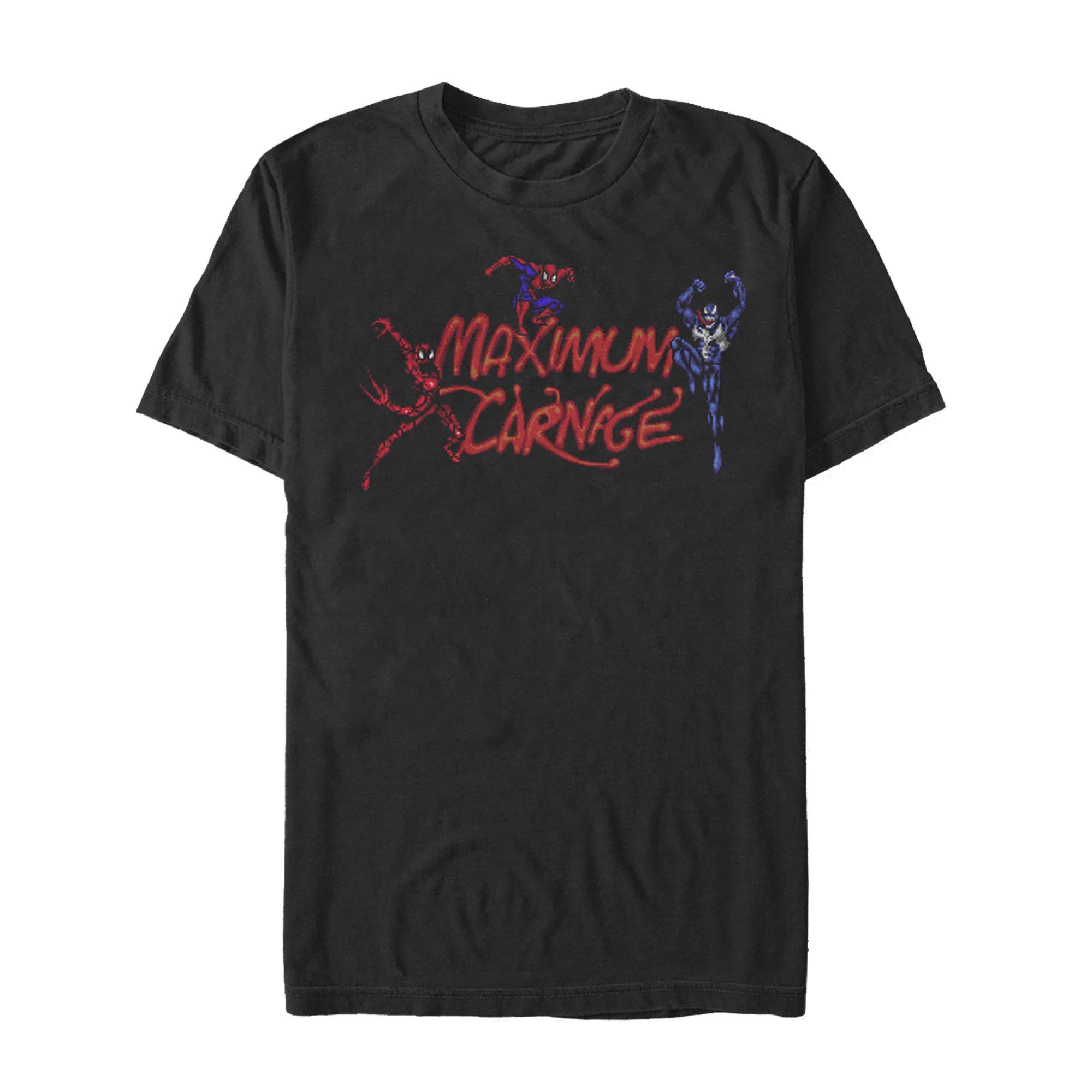 Marvel Maximum Carnage Trio Graphic T-Shirt for Men | Superhero Comic Tee | Casual Wear & Cosplay