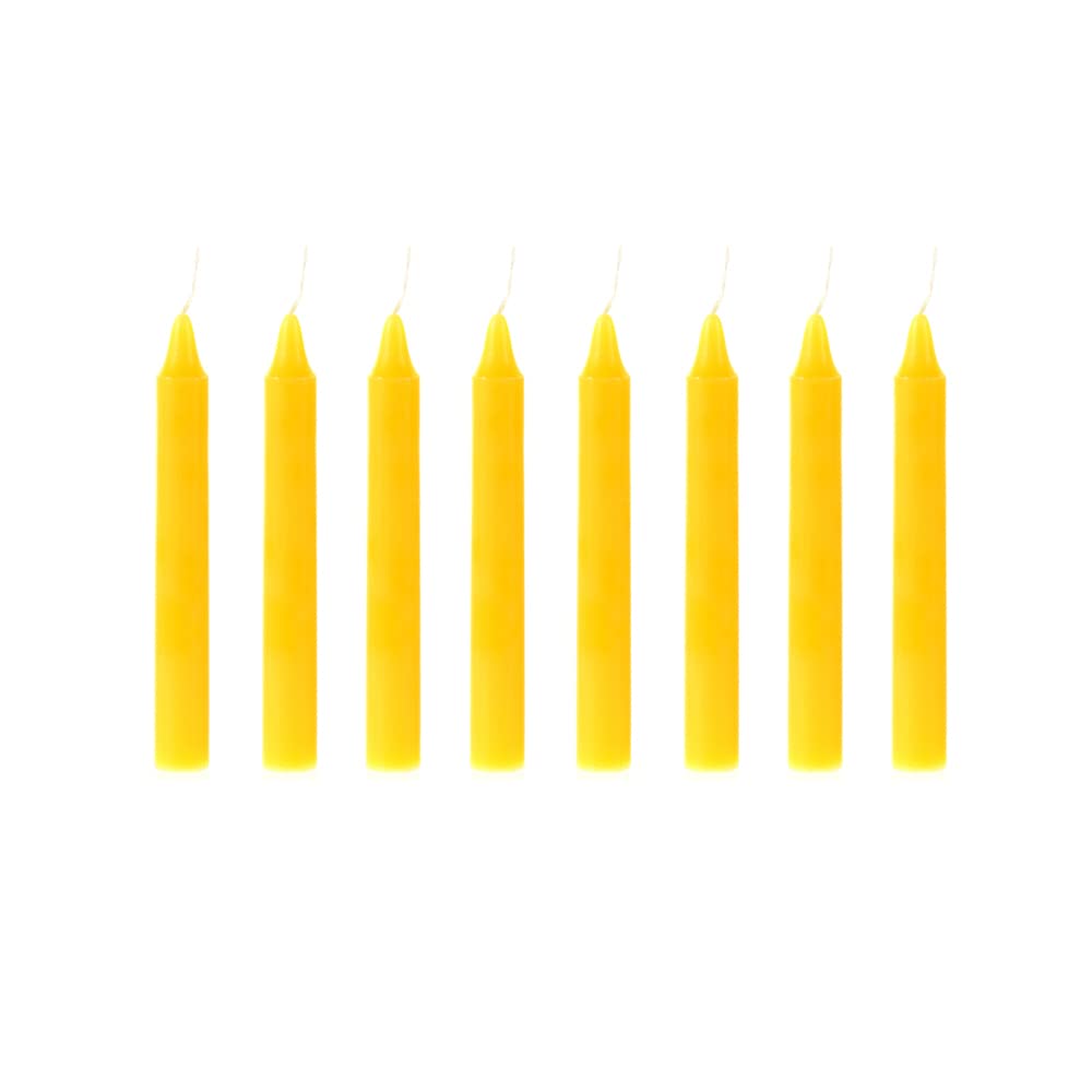 Premium 8-Pack Scented Citronella Taper Candles - 5