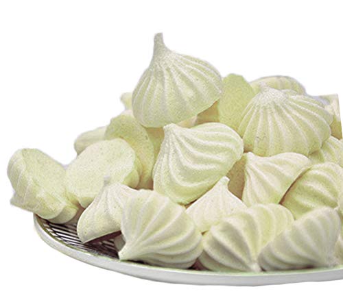 OUYANGHENGZHI Handmade Meringue Cookies - Delicious Yogurt Flavor, 66g/2.33oz - Perfect for Tea Time, Party Favors & Gourmet Gift Giving