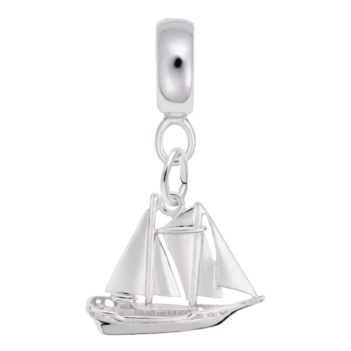 Sailboat Charm Beads for Jewelry Making - Dangle Beads for DIY Bracelets & Necklaces - Perfect for Nautical Theme Jewelry and Summer Beach Accessories