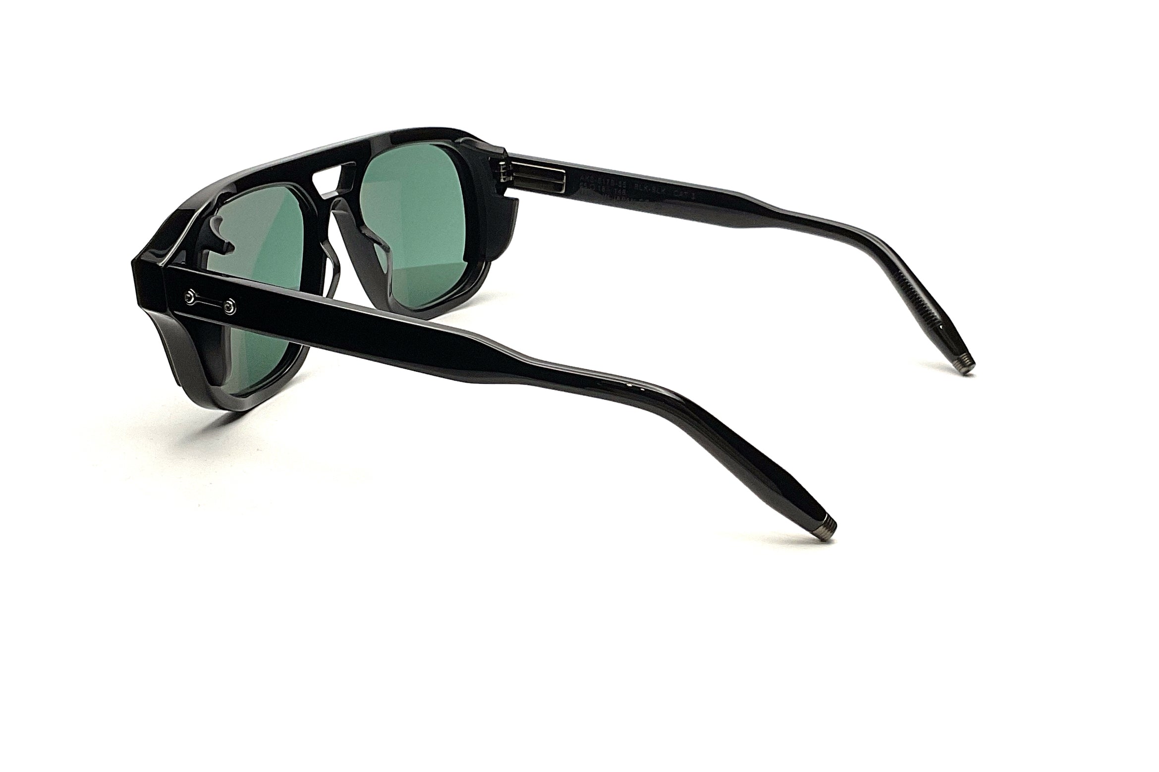Akoni Phoenix Sunglasses - Black Matte Frame & Lenses - UV Protection for Men & Women - Perfect for Outdoor Sports, Driving, and Beach Vacations