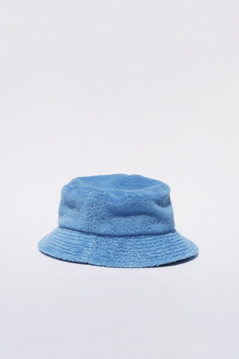 Lite Year Terry Bucket Hat for Men & Women - Soft Light Blue Cotton Summer Sun Hat for Outdoor Activities, Beach, Hiking, and Travel