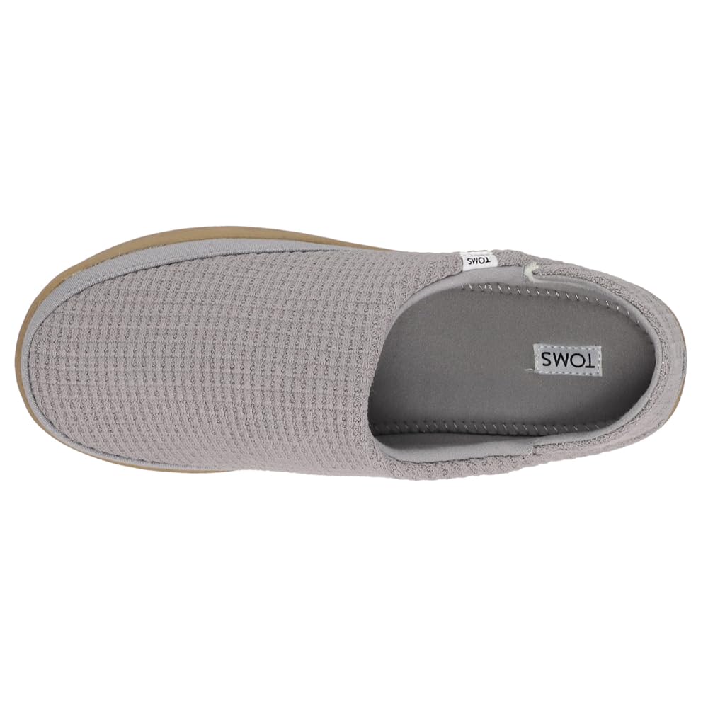 TOMS Women's Ezra Waffle Knit Clog Slippers - Comfortable House Shoes for Women, Cozy Indoor/Outdoor Slippers for Home, Lounge & Backyard Wear