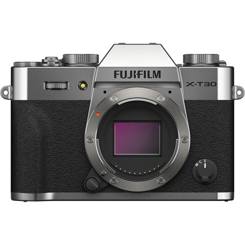 FUJIFILM X-T30 II Mirrorless Digital Camera Body Only - Silver | Compact Travel & Street Photography Camera for Vloggers & Content Creators