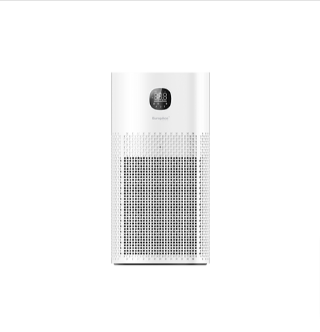 Europace EPU 5530B 3-in-1 True HEPA Air Purifier with Carbon Filter for Allergies, Dust, and Pet Dander - Covers Up to 500 Sq.Ft - Perfect for Bedrooms, Living Rooms, and Offices