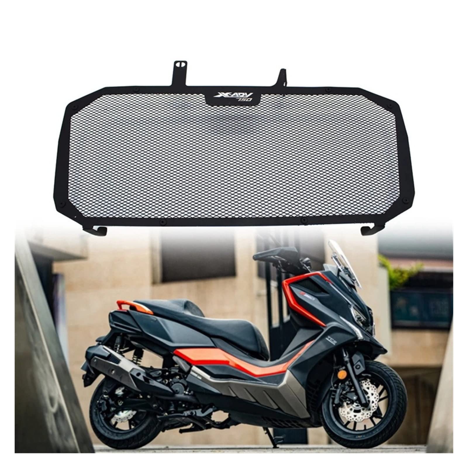 Honda Forza 750 & XADV750 2020-2021 Motorcycle Radiator Guard - Heavy Duty Aluminum Radiator Protection Grille Cover - Perfect for Off-Road, Adventure Riding & Daily Commuting
