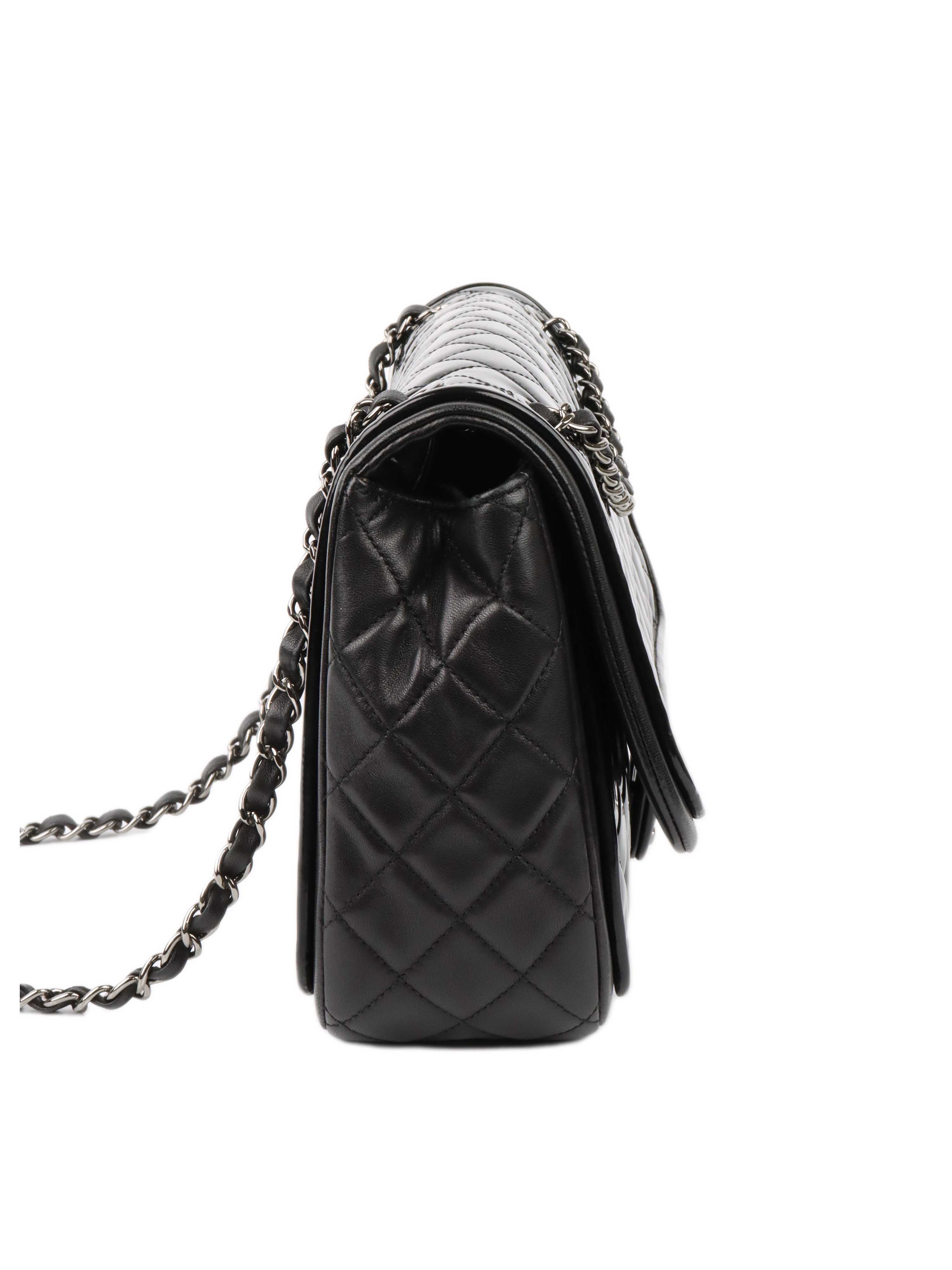 Chanel Patent Leather Classic Flap Bag - Luxury Designer Handbag for Women | Perfect for Evening Events, Parties & Special Occasions