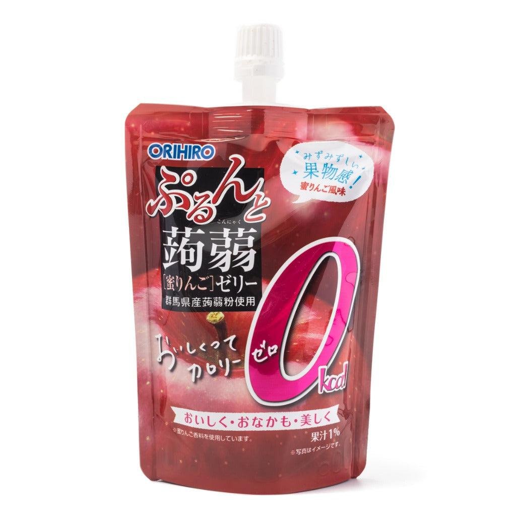 Orihiro Drinkable Konjac Jelly - Zero Calorie Diet Snack, Apple Flavor 130g | Healthy Weight Loss Supplement for Office, Gym & On-the-Go