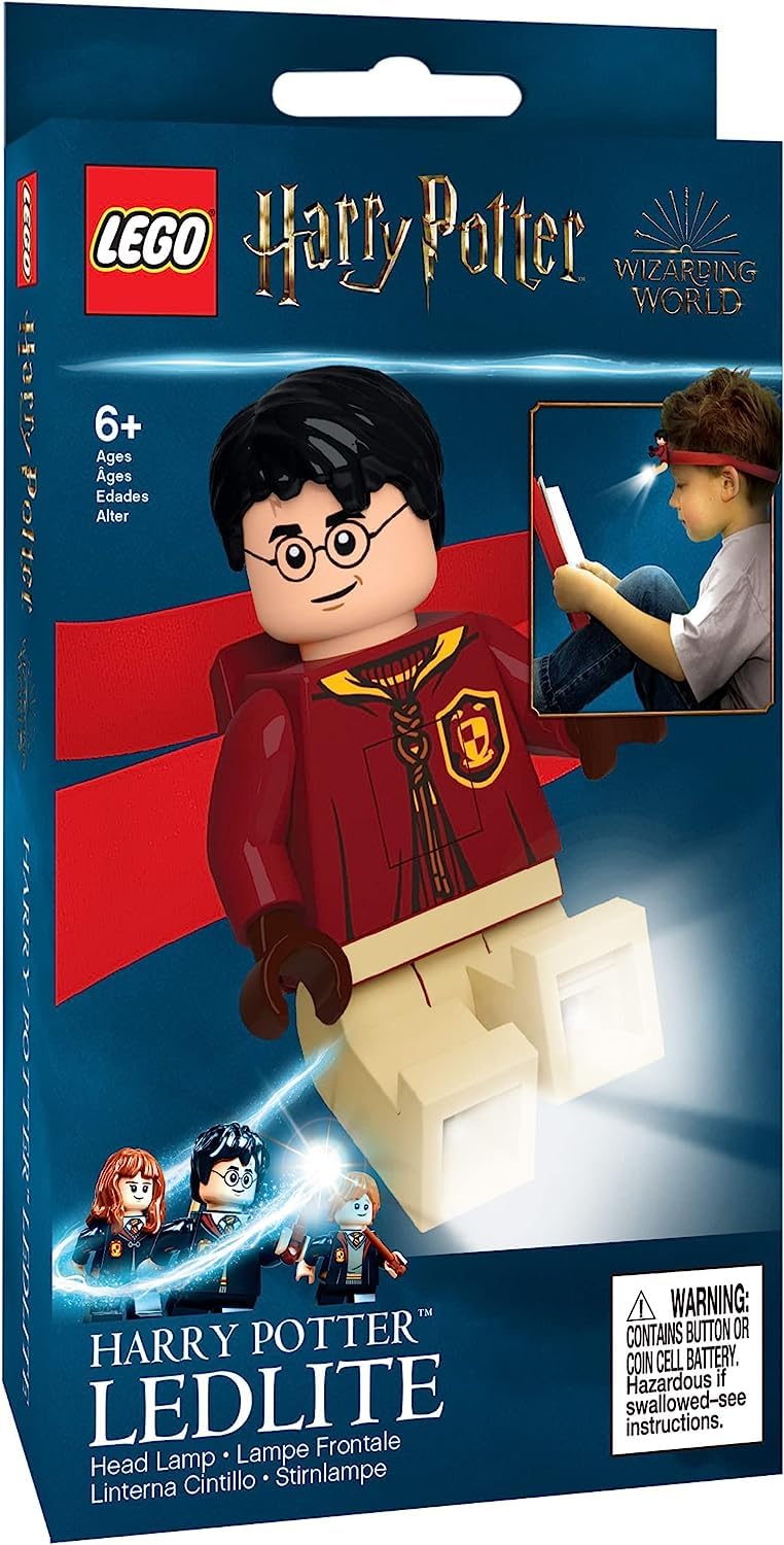 LEGO Harry Potter Headlamp - 3 Inch Tall Collectible Figure (HE33) - Perfect for Harry Potter Fans, Room Decor, and Gift Giving
