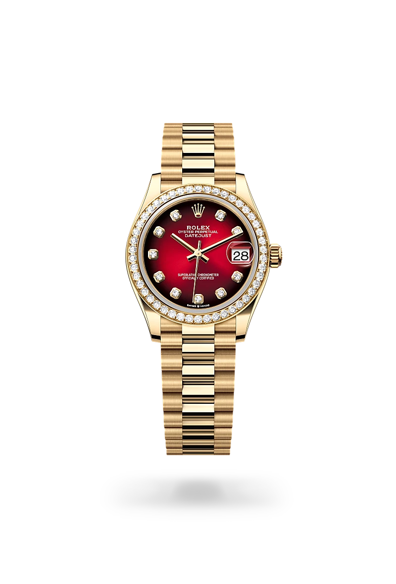Luxury Rolex Datejust 31 Watch - 18K Yellow Gold, M278288RBR-0041 | Perfect for Formal Events & Special Occasions