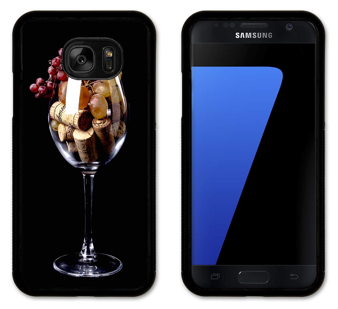 Slim Samsung Galaxy S7 Phone Case - Wine Glass Cork Design for Daily Protection
