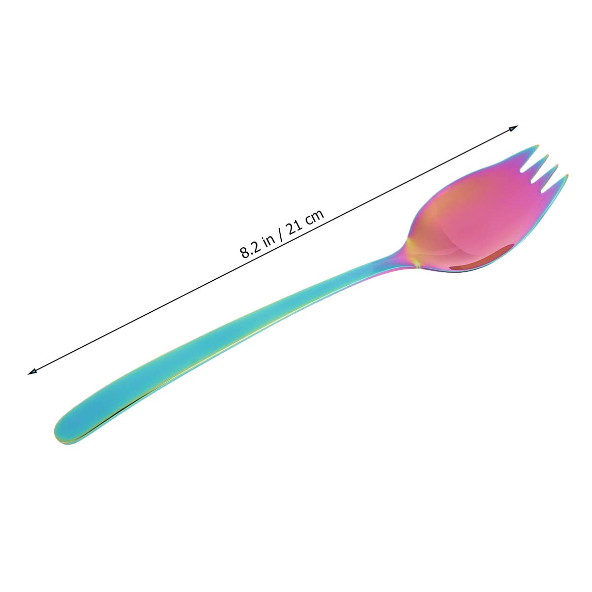 DOITOOL 304 Stainless Steel Spork Set - 3-in-1 Spoon Fork Knife Combo for Camping, Picnics, Bento Boxes & Outdoor Dining - Heavy Duty Salad Tablespoon & Soup Spoon for Kitchen & Travel