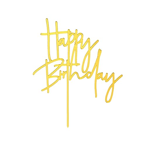 Gold Cake Topper 1
