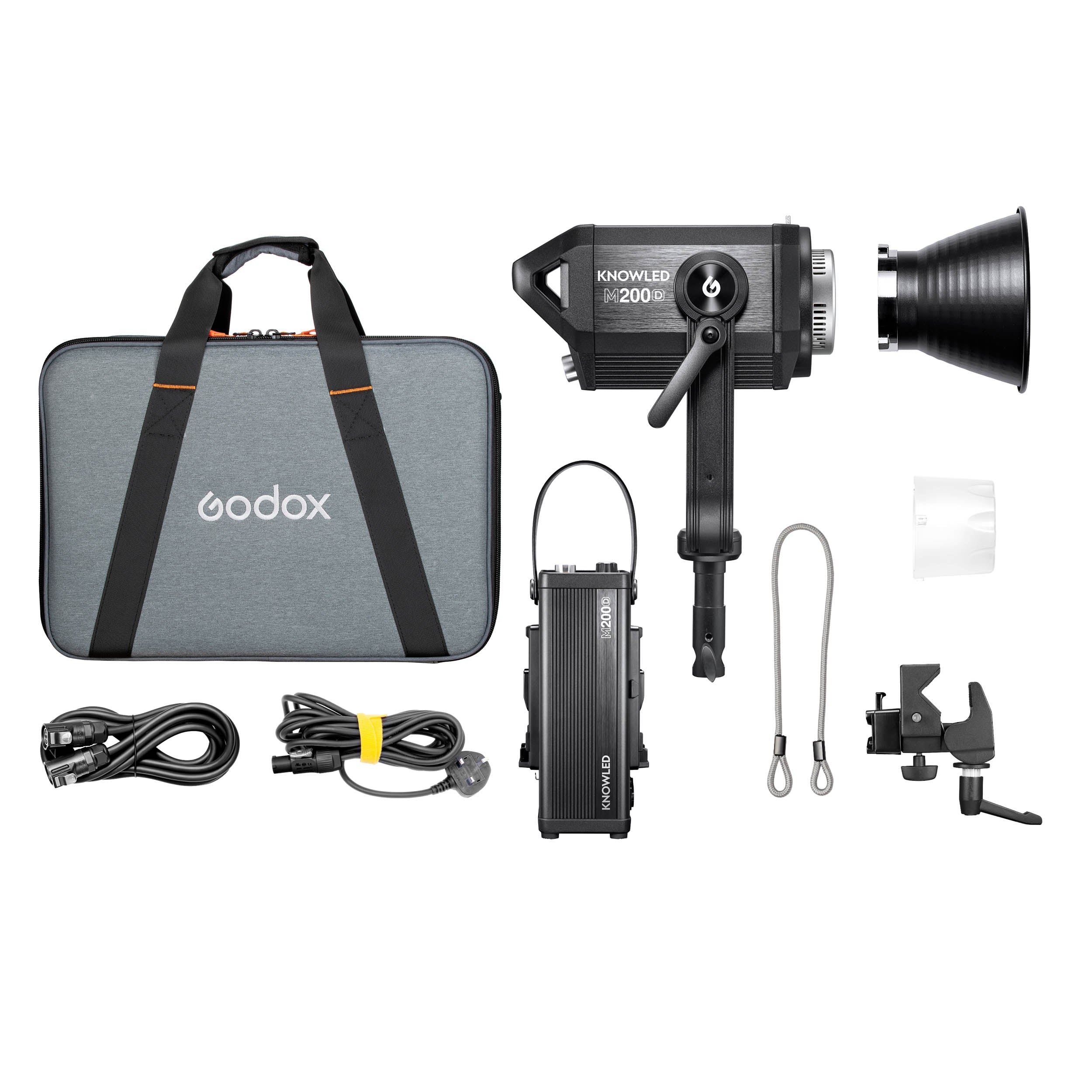 KNOLED M200D 230W High-Powered Daylight LED Studio Light with FX Effects - Professional Photography, Video Production & Live Streaming Lighting Solution
