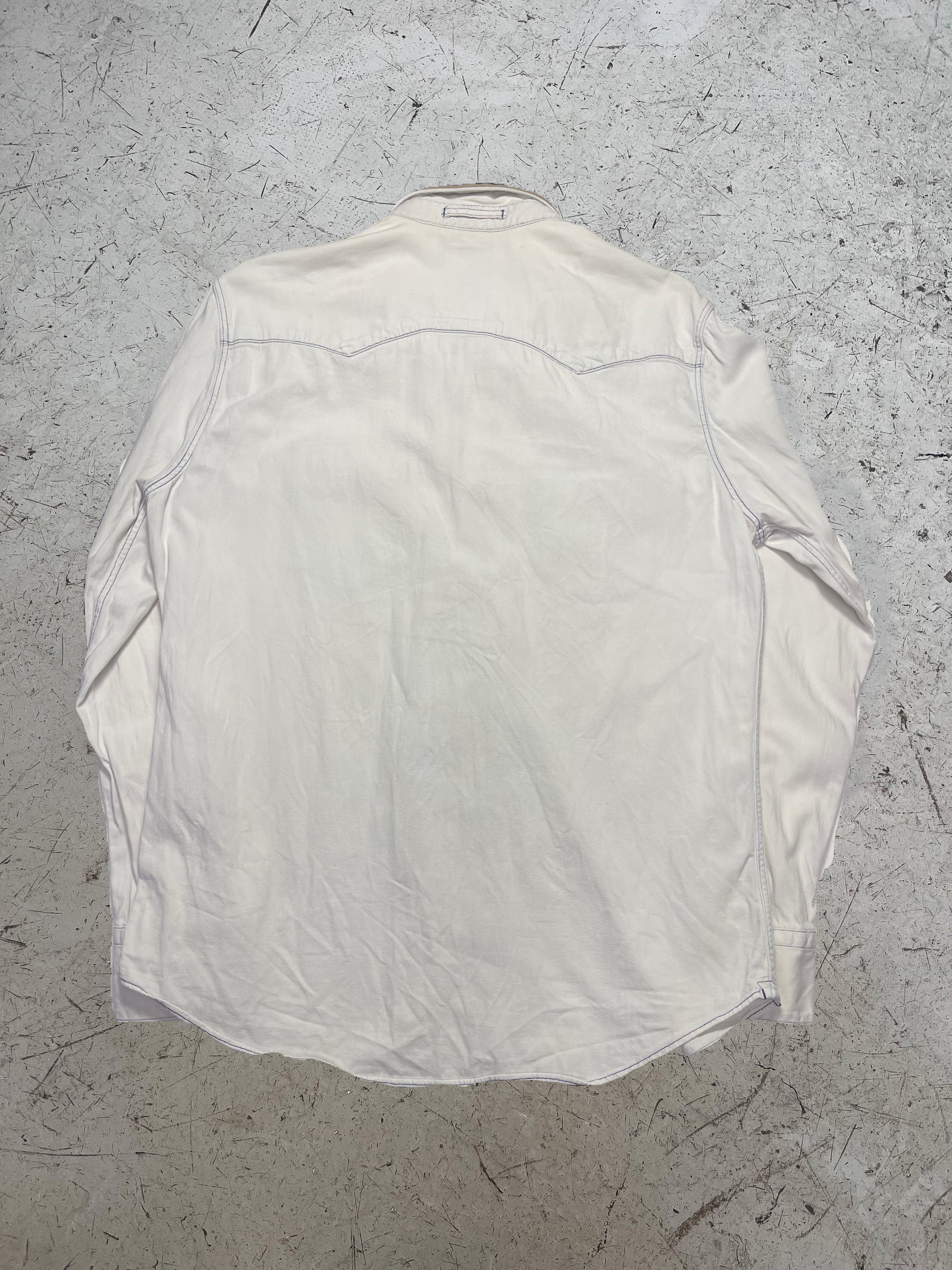 Original Title: Camisa Vaquera Levi's   Optimized Title: Levi's Cowboy Shirt for Men & Women - Classic Denim Western Shirt with Snap Buttons - Perfect for Rodeo, Country Music Festivals & Casual Wear