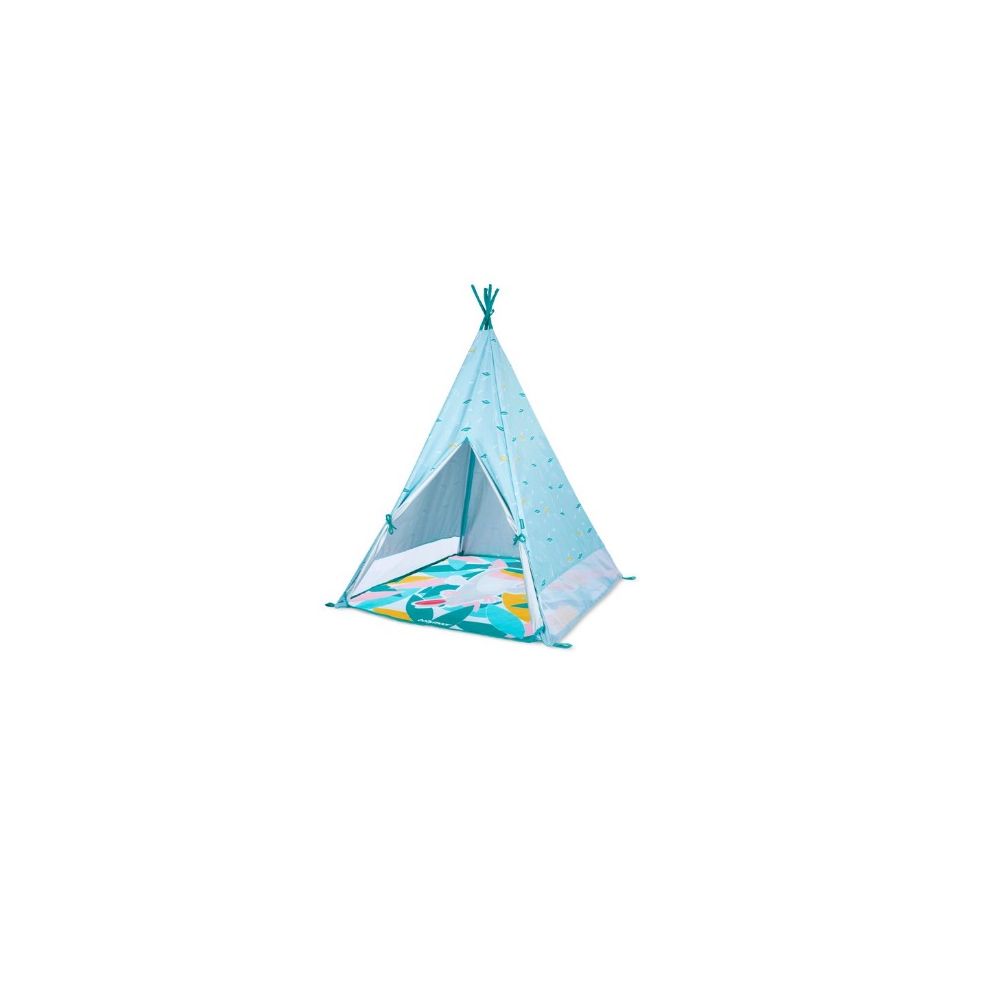 Babymoov A038213 Kids Teepee Tent - Indoor & Outdoor Play Tent with Play Mat, Carrying Bag & Pegs for Children's Playroom, Nursery or Backyard Fun