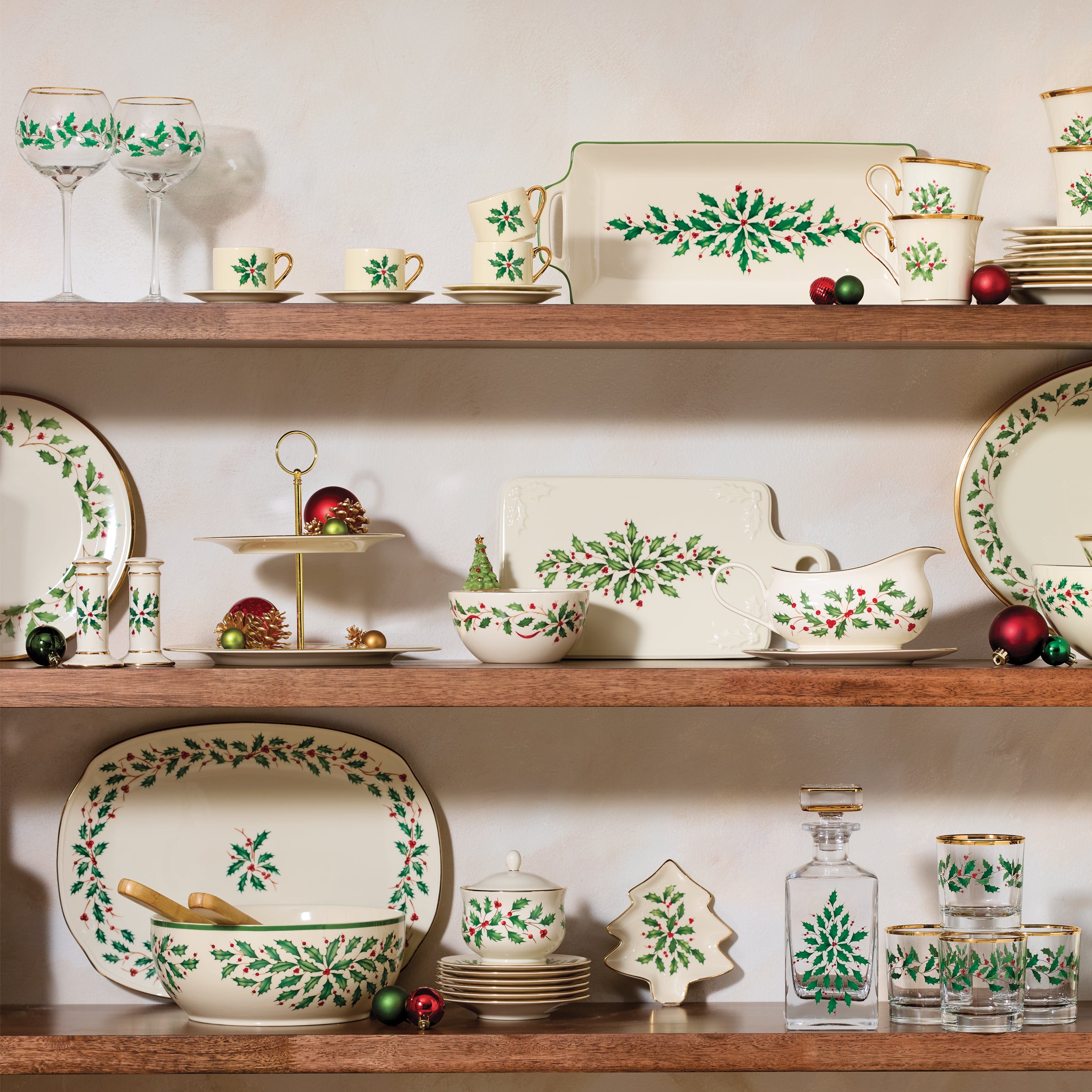 2-Tier Serving Tray for Holiday Parties - Elegant Appetizer & Dessert Display Stand for Christmas, Thanksgiving & Entertaining