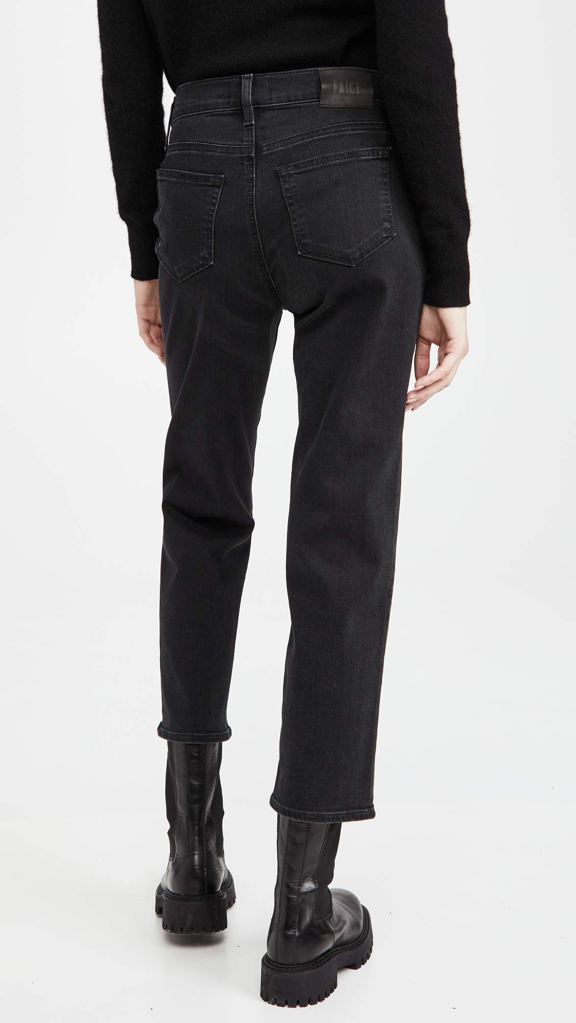 PAIGE Women's Noella Straight Maternity Jeans - Comfortable Stretch Denim Pants for Pregnant Women | Perfect for Work, Casual Wear & Everyday Comfort
