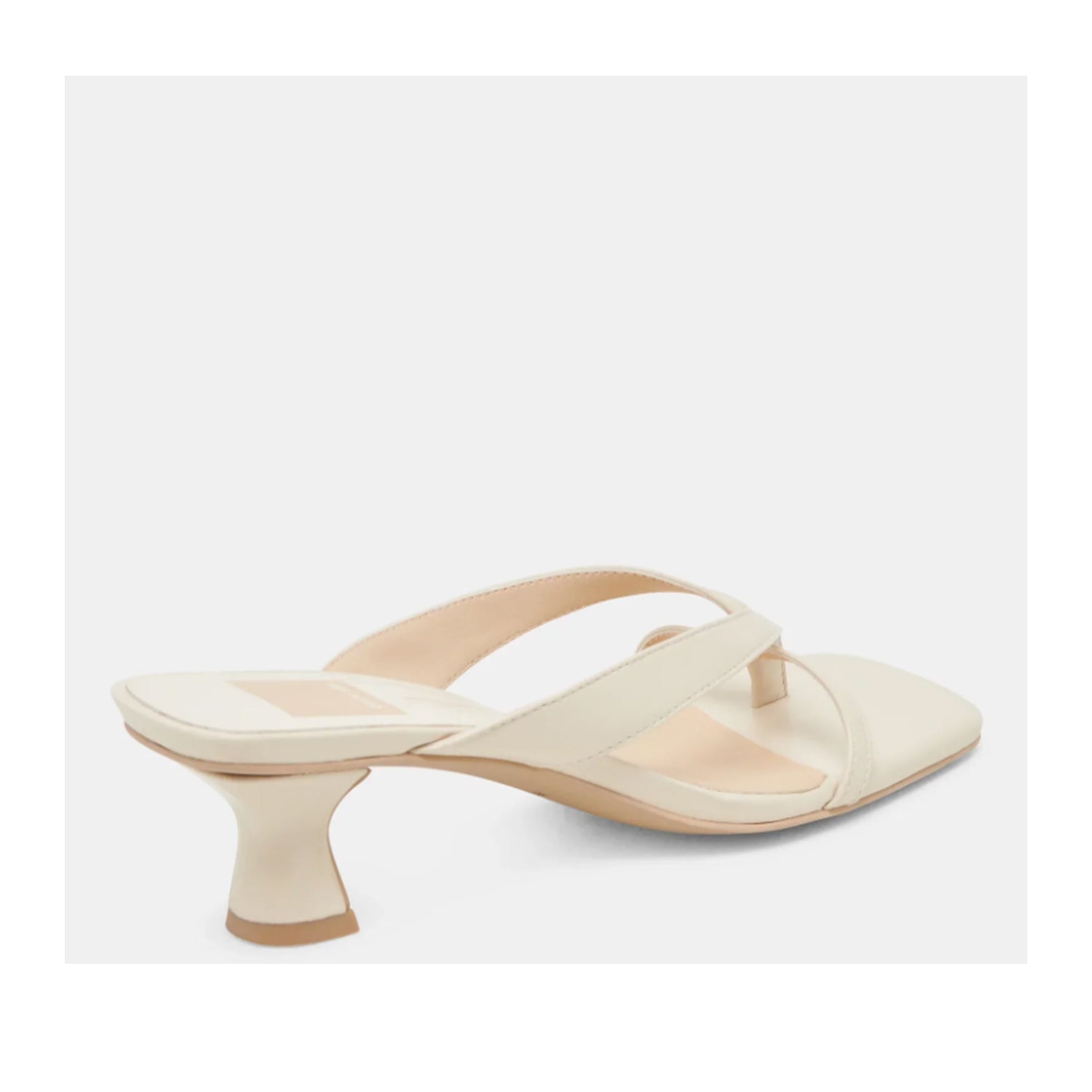 Dolce Vita Women's Brevel Off White Leather Sandals - Comfortable Summer Casual Shoes for Beach, Vacation & Everyday Wear