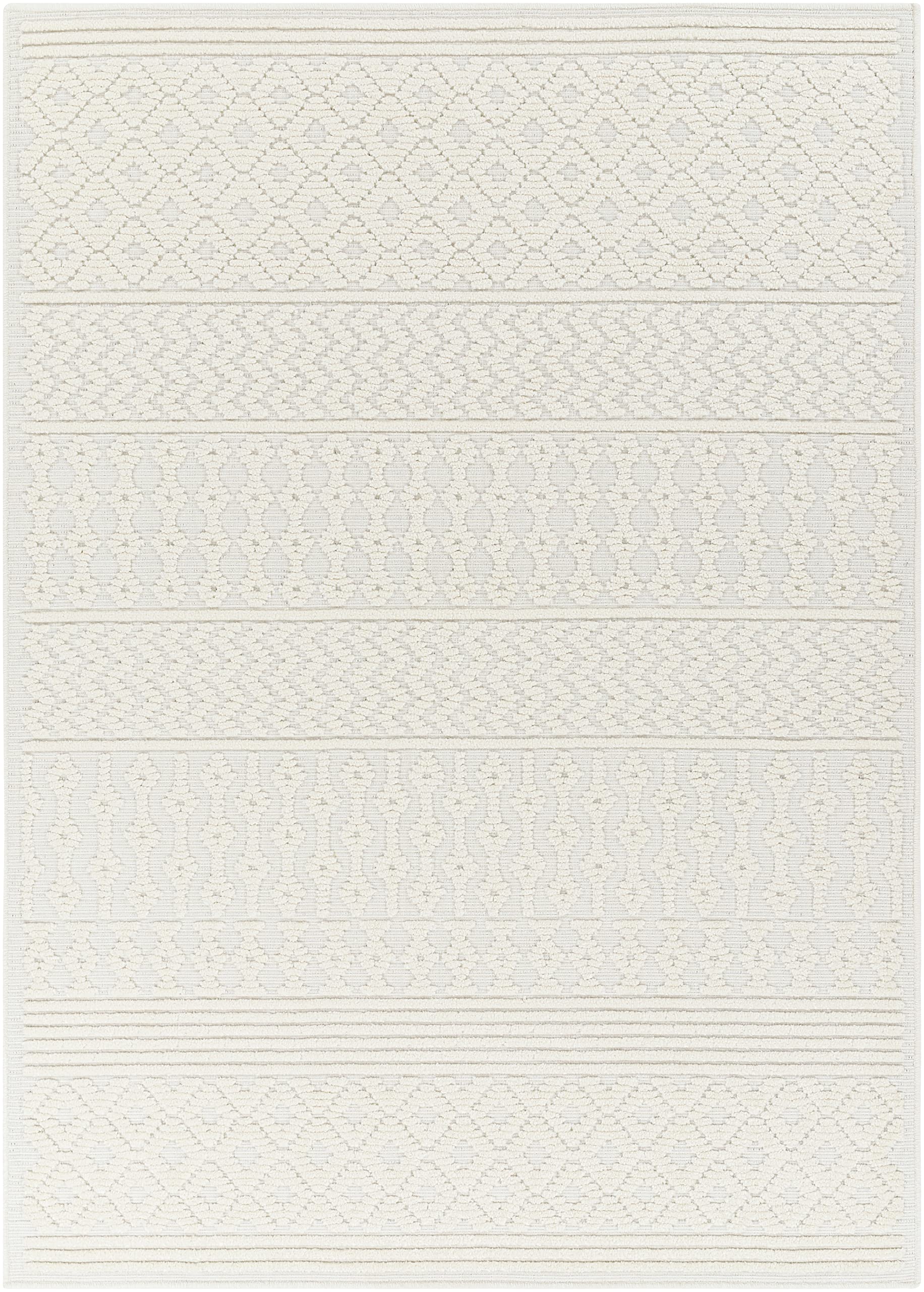 Livabliss Lyna Chevron Washable Area Rug 5' x 7'2