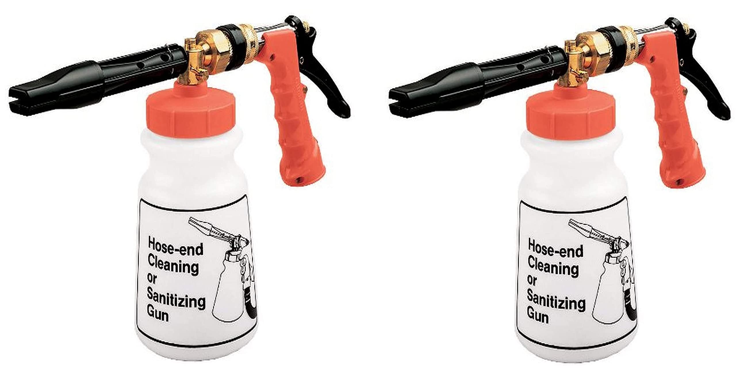 Gilmour 875144-1001 Foamaster Cleaning Spray Nozzle - 12 oz Capacity (2 Pack) - Heavy Duty Foam Sprayer for Car Washing, House Cleaning, and Garden Maintenance