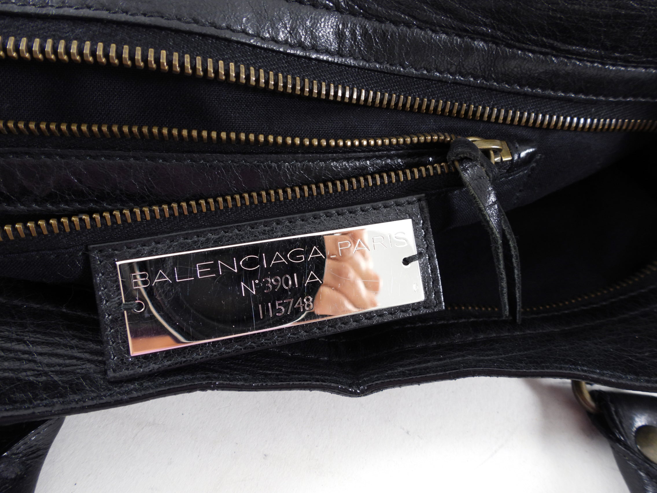 Balenciaga Black Lambskin Leather City Bag - Luxury Handbag for Women, Designer Crossbody Purse with Shoulder Strap - Perfect for Work, Travel & Evening Events