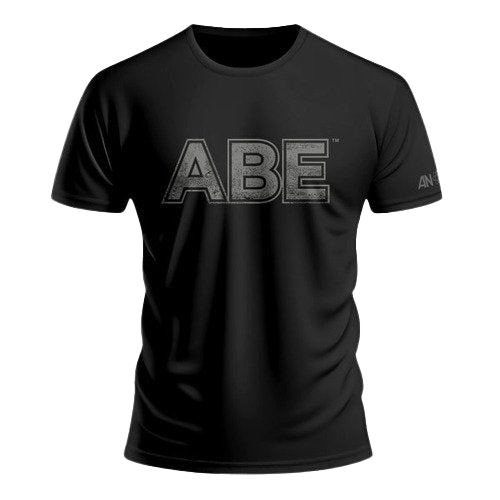 Applied Nutrition ABE Performance T-Shirt for Men - Black, Medium Size | Gym, Workout & Casual Wear