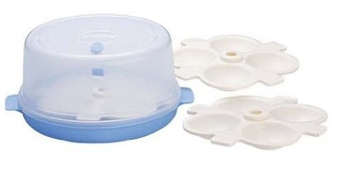 Microwave Idli Maker - 12 Idli Steamer for Quick & Easy South Indian Breakfast | BPA-Free Plastic Container | Perfect for Home Cooking & Office Lunches