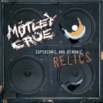 Motley Crue Supersonic and Demonic Relics RSD Exclusive Vinyl LP Record - Limited Edition Rock Music Collectible for Home Decor & Audiophile Listening