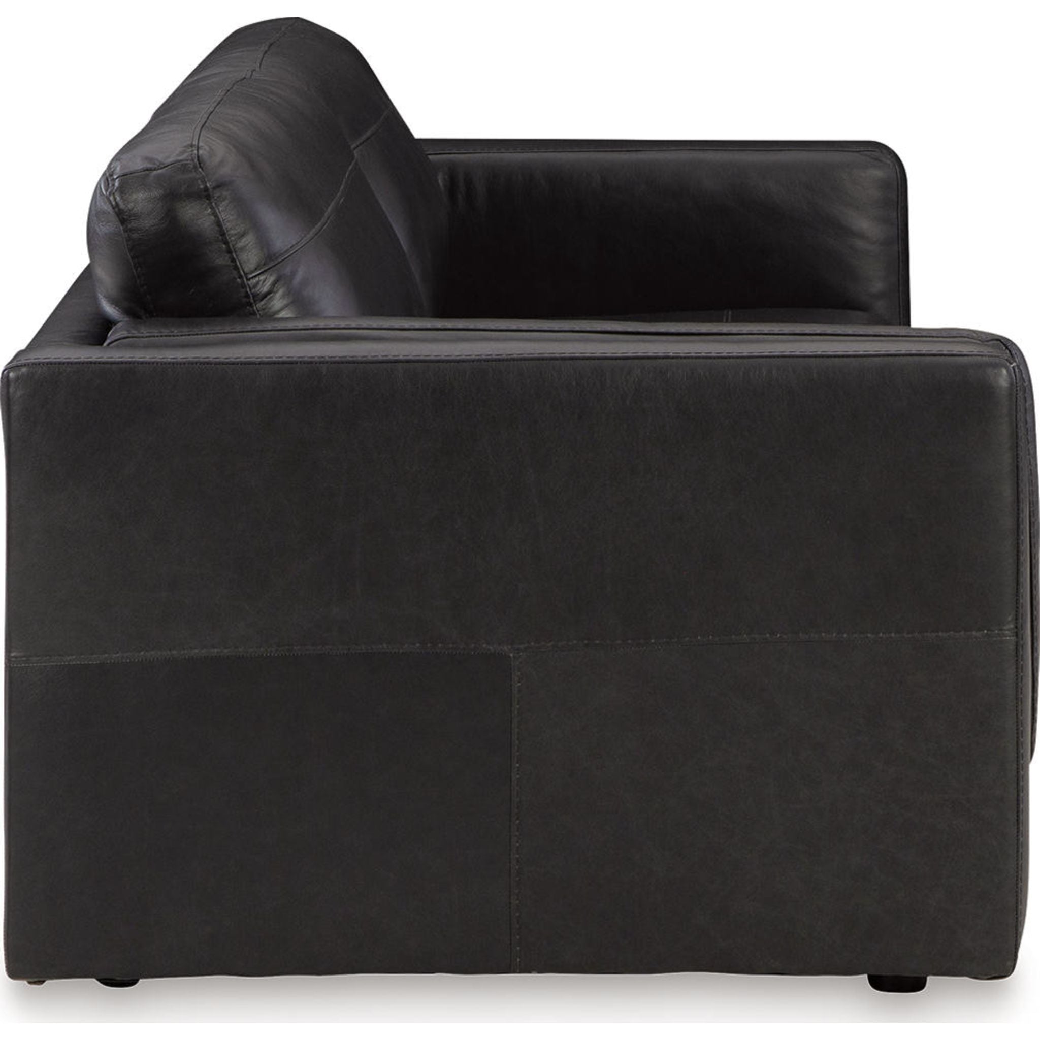 Amiata Modern Sofa in Onyx Black - Stylish and Comfortable Living Room Furniture for Home, Office, or Lounge
