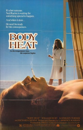 Vintage Movie Poster 27x40 Inches - Body Heat Film Art Print for Home Theater & Man Cave Decor