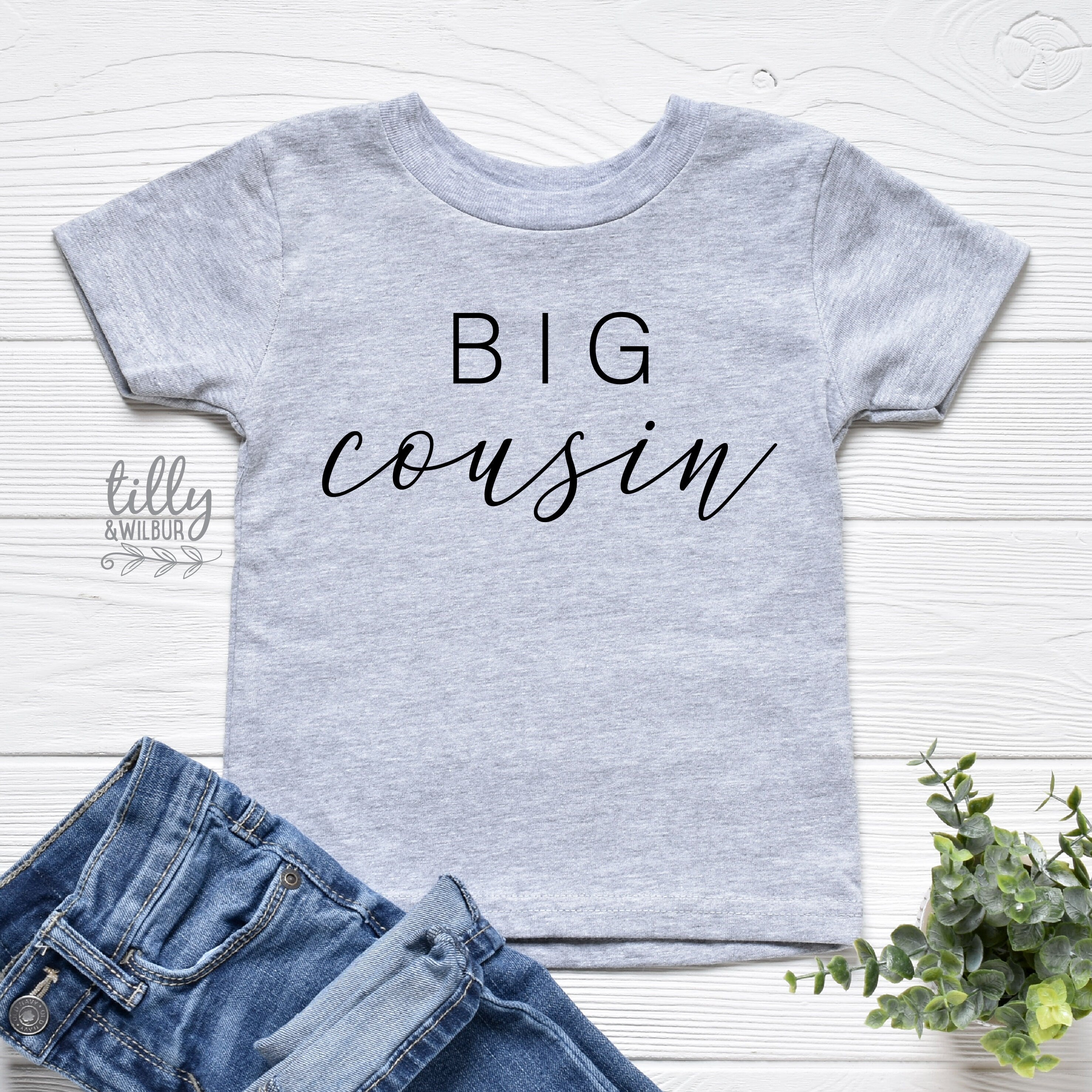 Big Cousin T-Shirt - Comfortable Cotton Graphic Tee for Men & Women - Perfect for Casual Wear, Family Reunions & Gifts