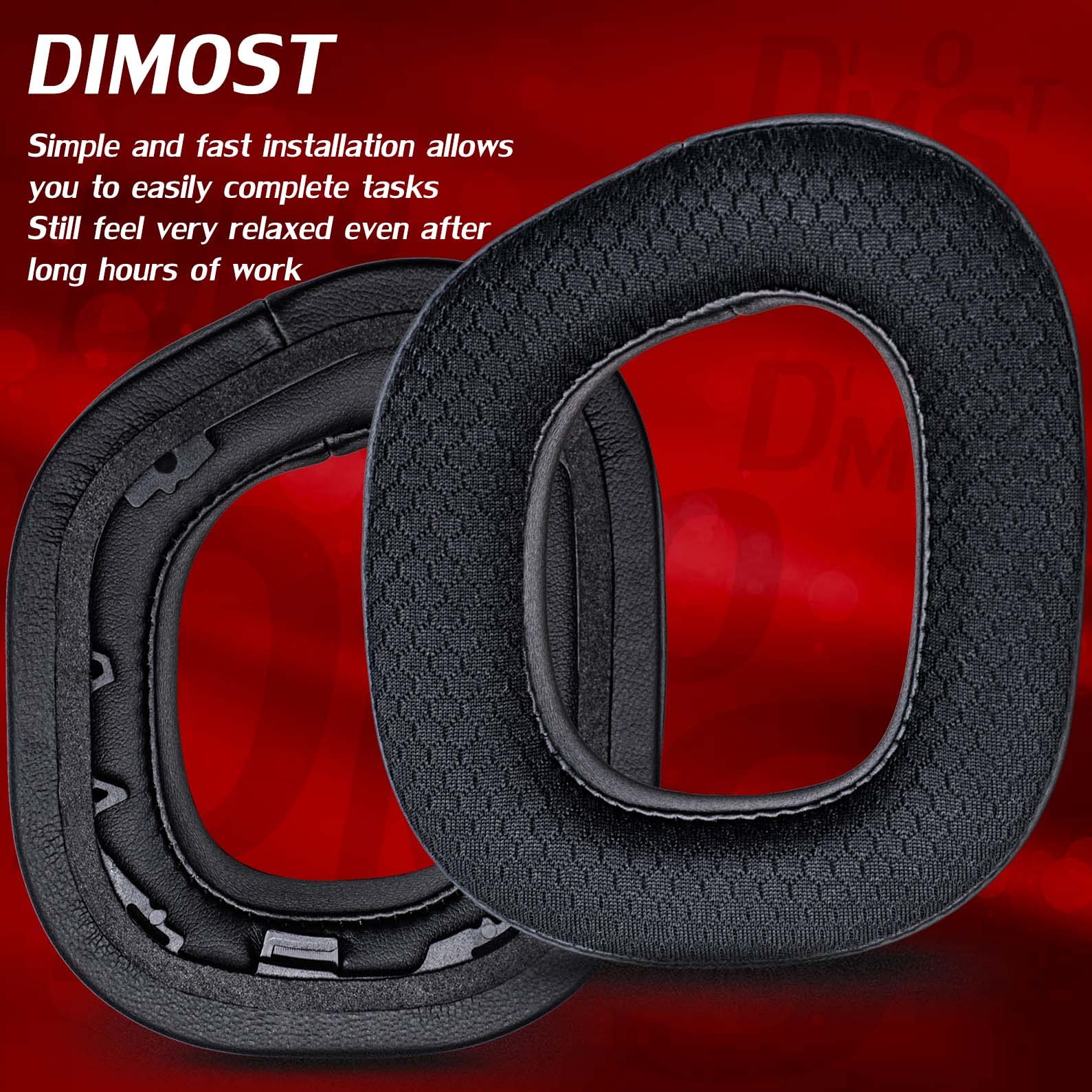 HS80 Cooling Gel Ear Pads Replacement - Thick Memory Foam Cushions with Breathable Mesh for Corsair HS80 Headset | Enhanced Comfort for Gaming, Work & Long Wear Sessions