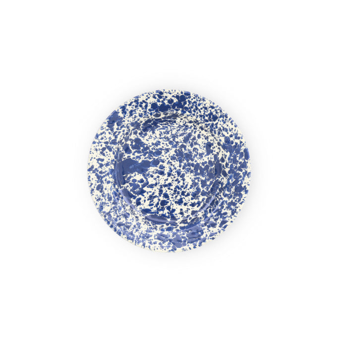 8.5 Inch Navy on Cream Sandwich and Salad Plates - Set of 4 - Perfect for Picnics, Parties & Everyday Dining