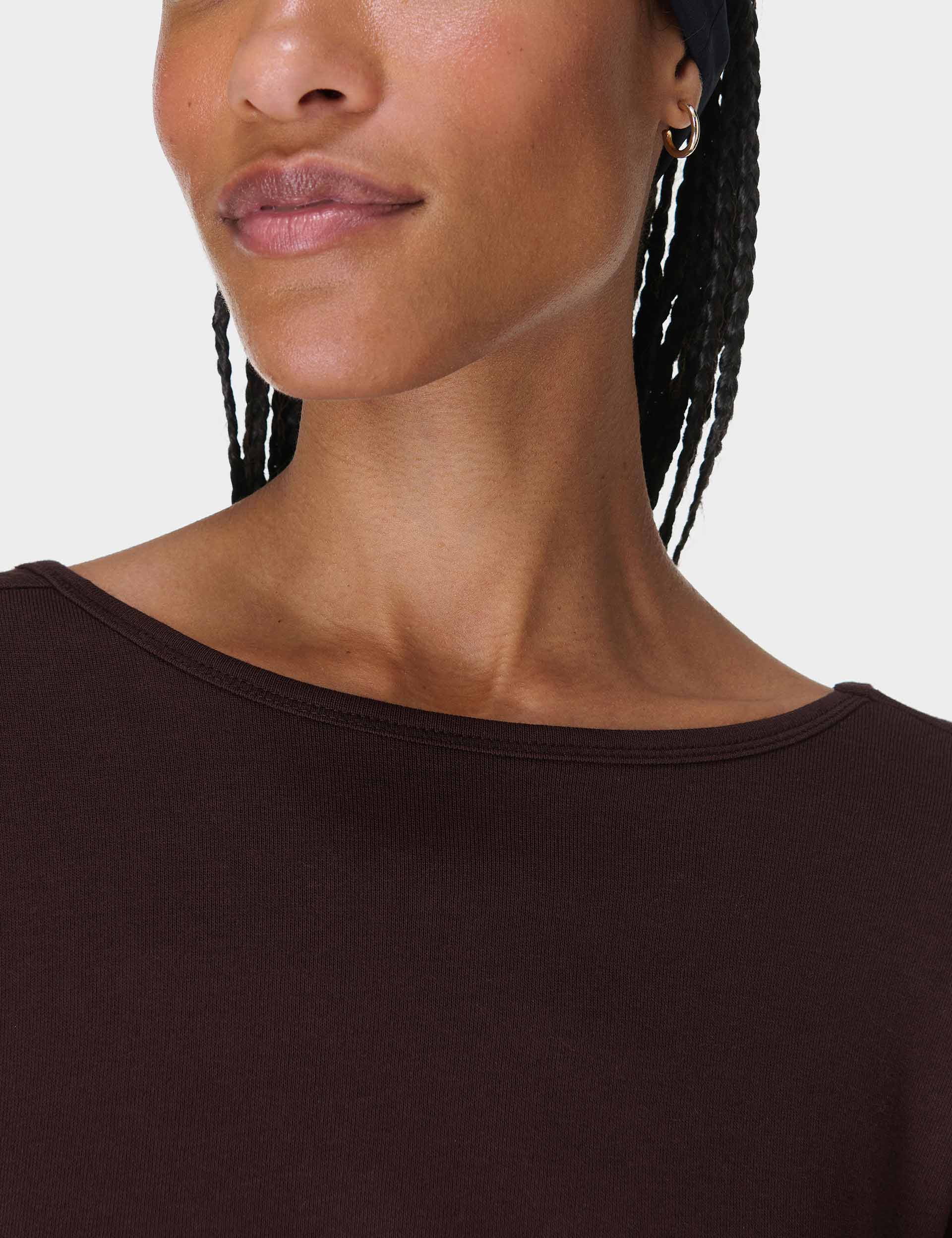 After Class Cross Back Sweatshirt for Women - Soft & Comfortable Pullover Hoodie in Sable Brown | Perfect for Casual Wear, Lounge, and College Campus Outfits
