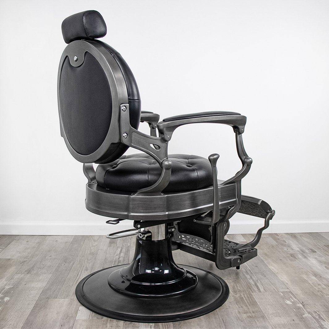 Professional Barber Chair for Salon & Home Use - Heavy Duty Hydraulic Styling Chair with Adjustable Height & Reclining Backrest - Perfect for Haircuts, Shaves & Styling